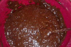 Muffins cu banane,cacao si glazura de ciocolata!!!