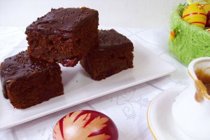 Negresă cu caramel şi piure de castane
