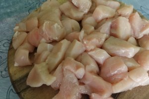 Tocanita de ciuperci cu piept de pui