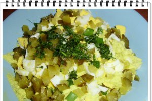Salata exotica de oua