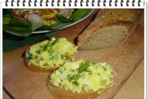 Salata exotica de oua