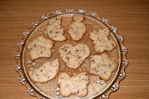 Biscuiti vanilati cu fulgi de ciocolata