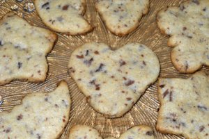 Biscuiti vanilati cu fulgi de ciocolata