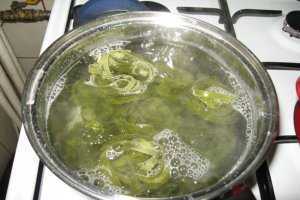 Tagliatelle cu pui si sos de branza