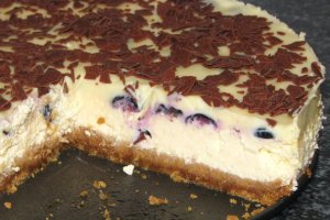 Desert New York cheesecake cu afine