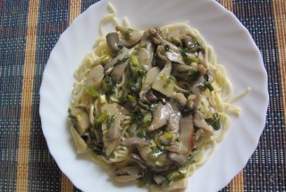 Spaghete cu pleutorus