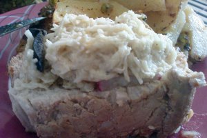 Mușchi de porc în staniol