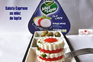 Salata Caprese cu miez de lapte