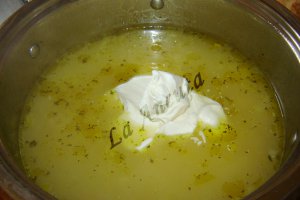 Supa crema de cartofi cu mascarpone