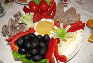 Platou rece aperitiv