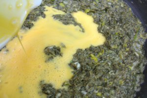 Quiche cu spanac si leurda