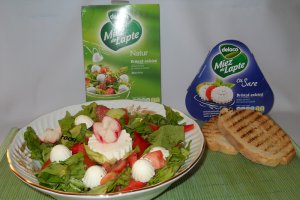 Salata de primavara cu miez de lapte Delaco