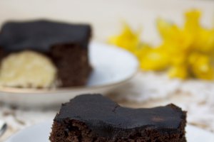 Prajitura cu bombite de branza si cocos