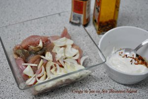 Crispy de pui cu sos Thousand Island