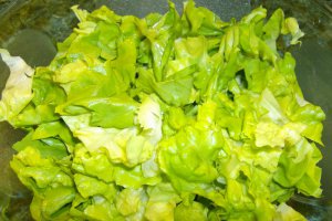 Salata de leurda cu salata verde