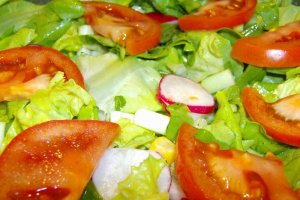 Salata de leurda cu salata verde
