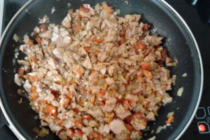 Spaghete cu carne