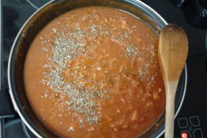 Spaghete cu carne