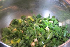 Tortellini cu branza, ciuperci si spanac