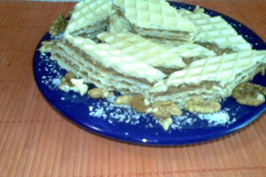 Foi de napolitane cu crema de cafea