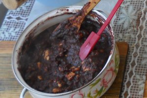 Foi de napolitana cu crema de biscuiti