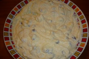 Placinta cu ricotta, mere si stafide