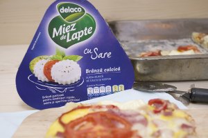 Pizza home made cu Miez de lapte