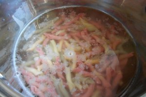 Torchietti al pesto