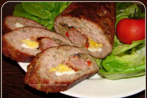 Rulada de carne tocata