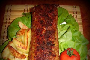 Rulada de carne tocata