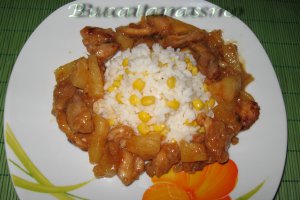 Pui cu ananas- mancare chinezeasca