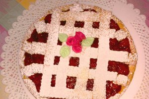 Tartine cu dulceata de capsuni