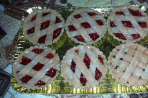 Tartine cu dulceata de capsuni
