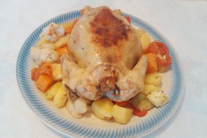 Pui cu legume la cuptor