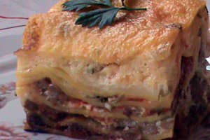 Lasagna cu carne de vita