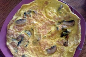 Omletă cu ciuperci