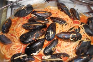 Spaghetti con le cozze