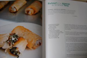 Rulouri cu spanac si branza feta