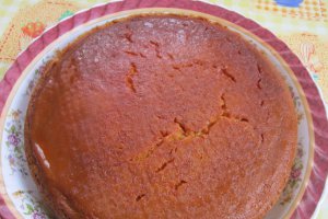 Tort cu crema de zahar ars