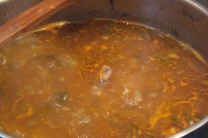 Ciorba de vitel cu spatzle