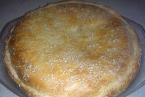 Placinta cu file de curcan si legume