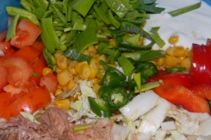 Salata cu ton cu iaurt