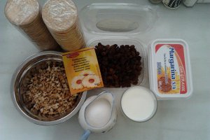 Salam de biscuiti reteta cu nuca si stafide