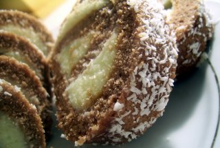 Rulada cu crema de lapte praf