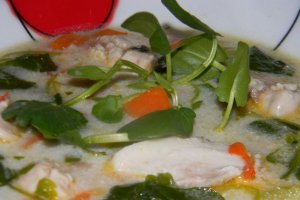 Ciorba de pui cu salatica [ untisor]