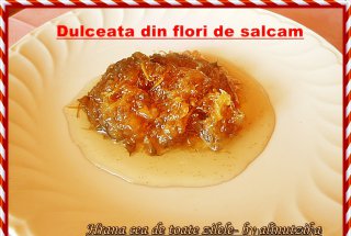 Dulceata din flori de salcam