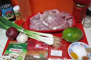 Curry de porc cu chutney de mango