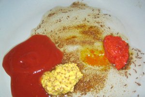 Curry de porc cu chutney de mango