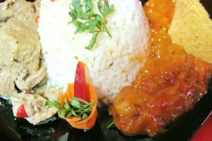 Curry de porc cu chutney de mango