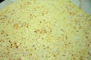 Pogacele cu cascaval si fulgi de migdale/chilli
